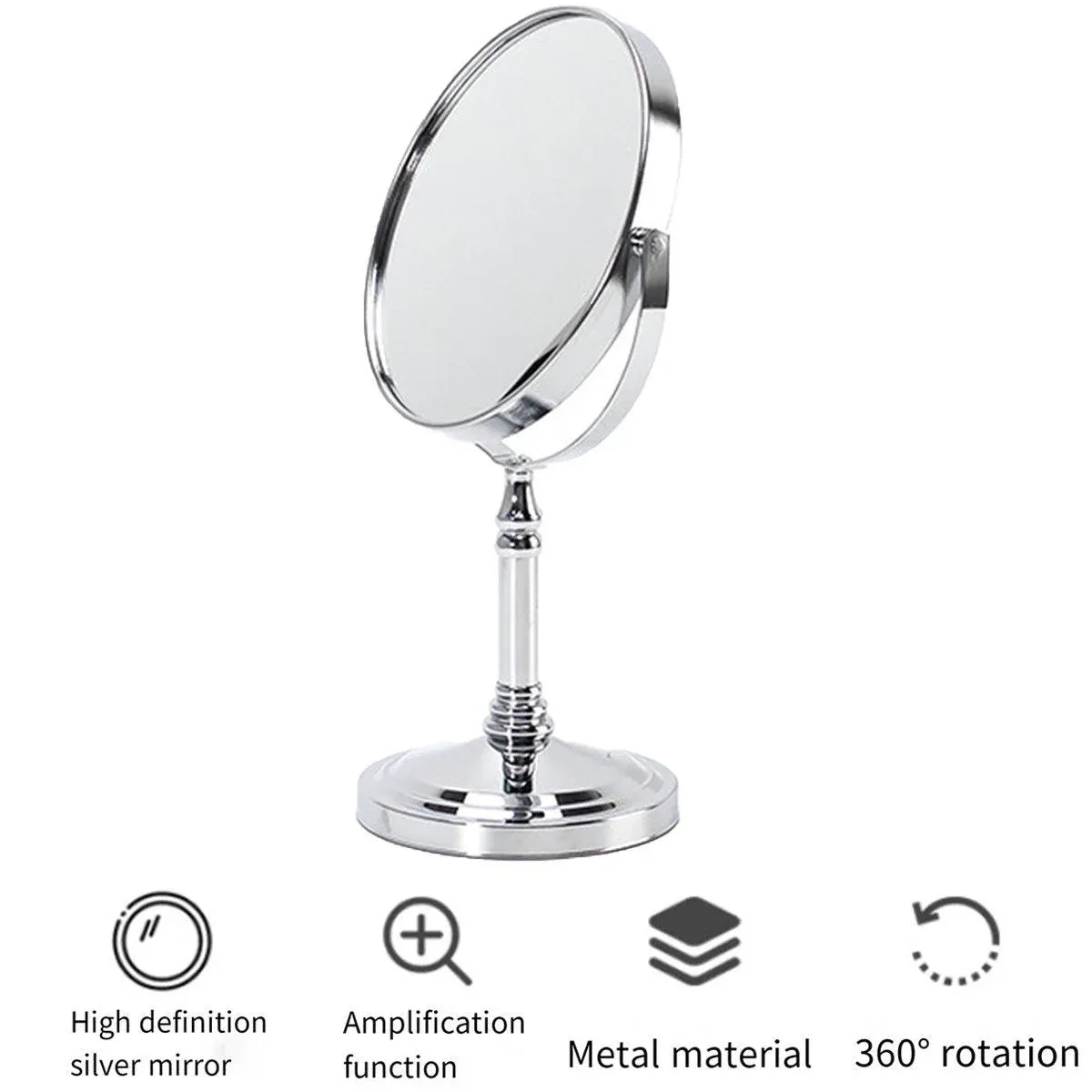 5x Magnifying HD Desktop Vanity Mirror Cosmetic Mirror for Makeup Grooming โ image 5