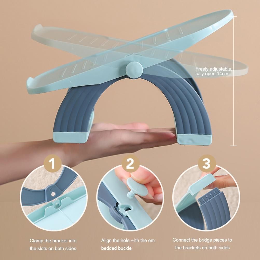 5pcs/set Adjustable Shoe Organizer Double Layer Shoe Stacker Space Saving Home Shoe Rack Holder โ image 3