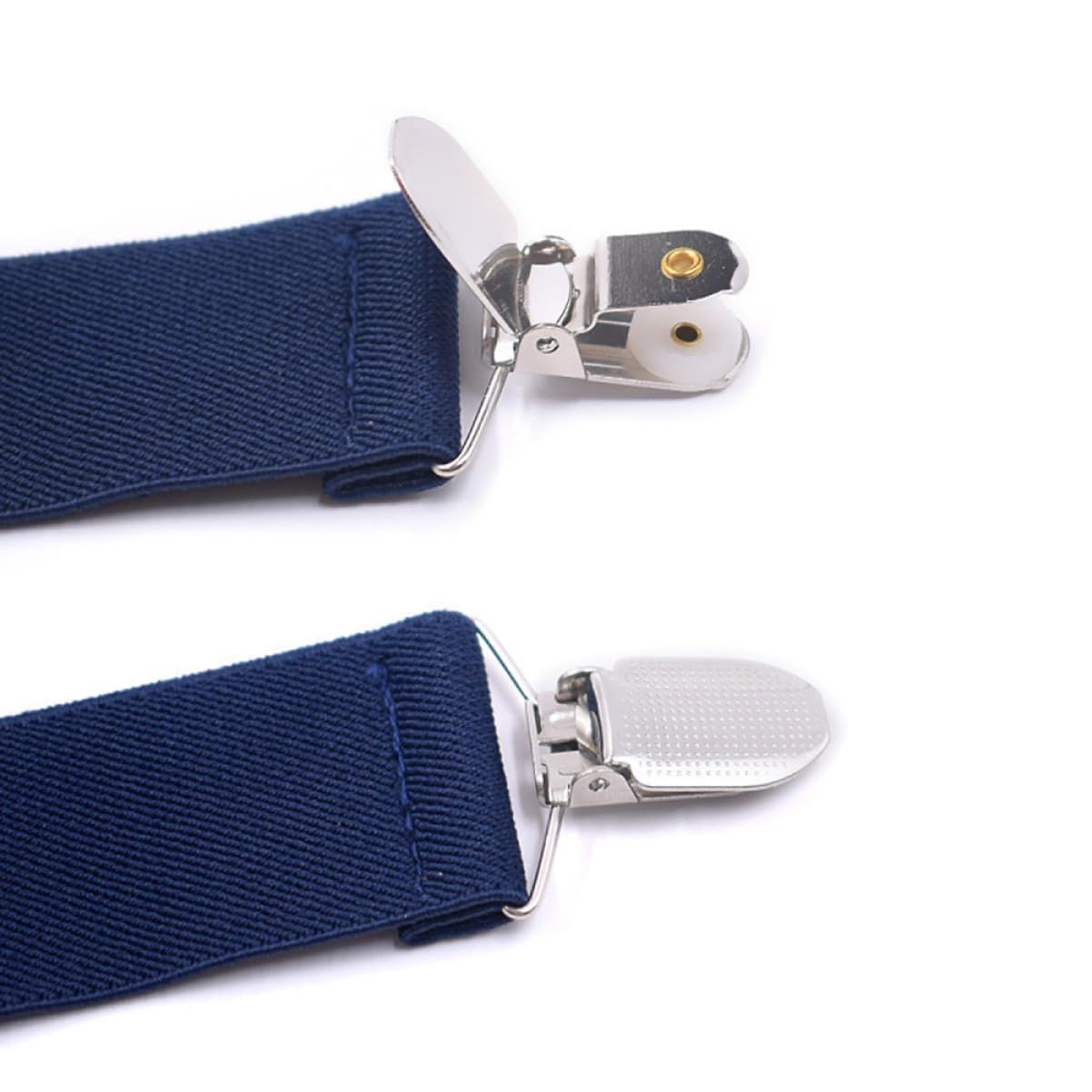 Men's Suspender - Adjustable Y-Back Clip-On Suspenders for Men with Heavy Duty Strong Clips (navy blue) — image 3