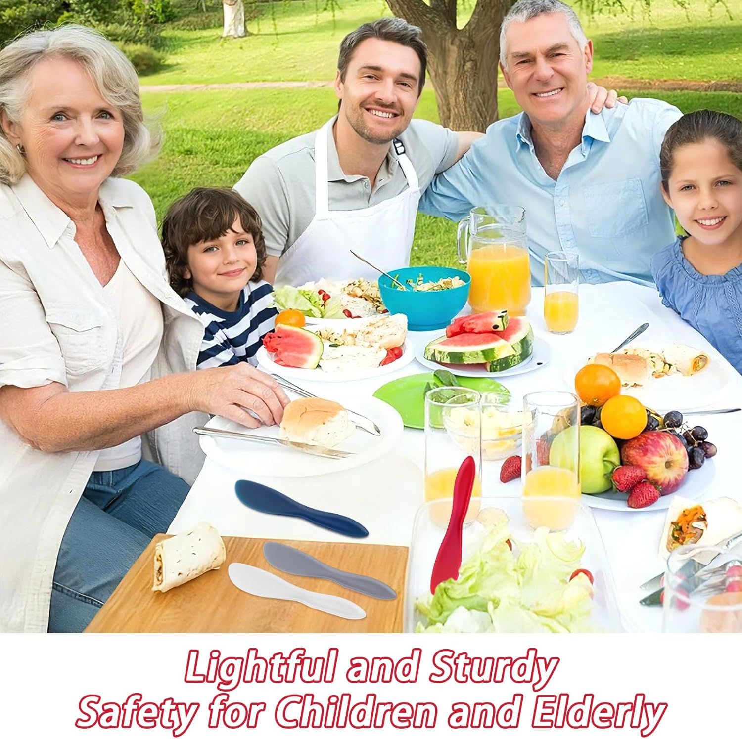 Plastic Multi Purpose Buttering Knife-cutter for Butter — image 5