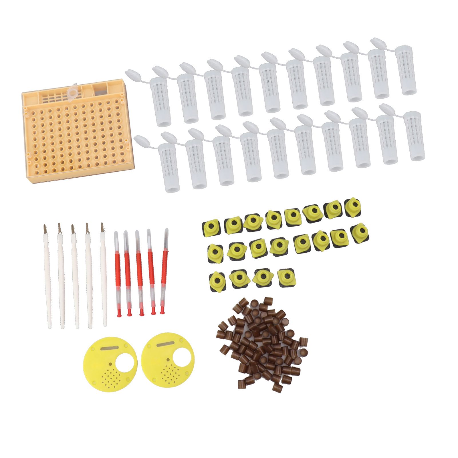 Queen Bee Rearing System Plastic Breeding Cell Cup Kit Beekeeping Grafting Equipments Supplies โ image 5
