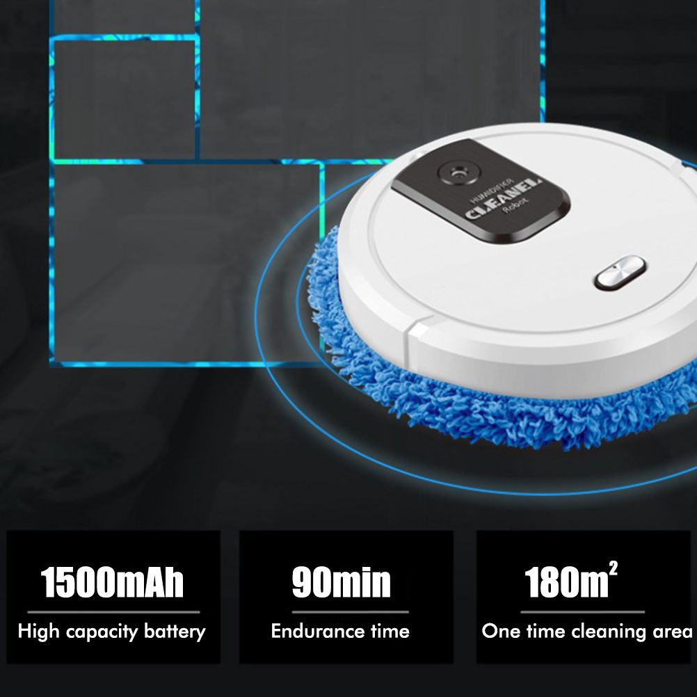 Robotic Cleaner Smart Mobile Humidifier Multifunction Wet Mopping for Cleaning Tile Wood Floors Marble โ image 5