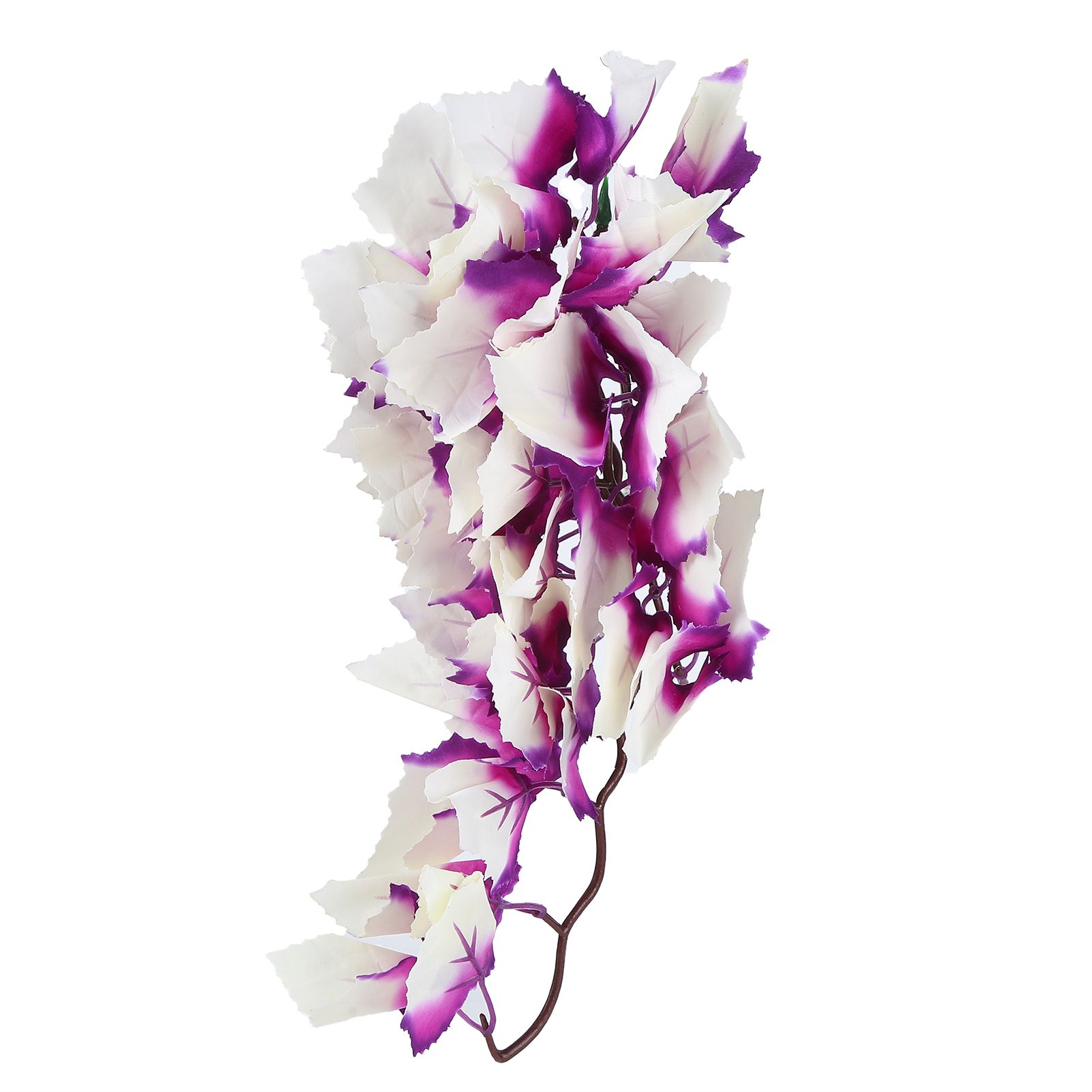 Artificial Reptile Plants Lifelike Plastic Plant Hanging Leaves Decoration with Suction Cup for Reptiles Terrarium Fish TankT-1034Q โ image 3