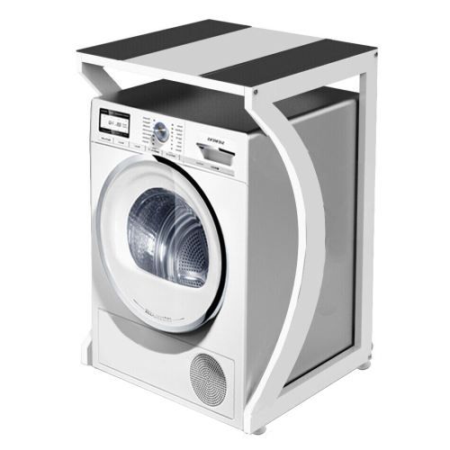 UPGRADE ORIGINAL Dryer Stand Maxi: Portable Dryer Rack Heavy Duty Steel Capacity white for Washer/Dryer/Mini Fridge — image 6