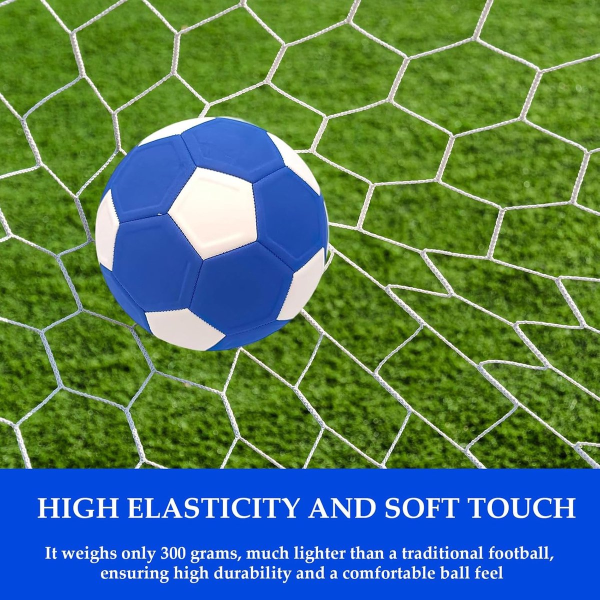 Curve Ball - football - 20 cm - curveball - curve ball soccer - curvebal - kickerball - perfect gift for children - size 4 - Blue — image 4