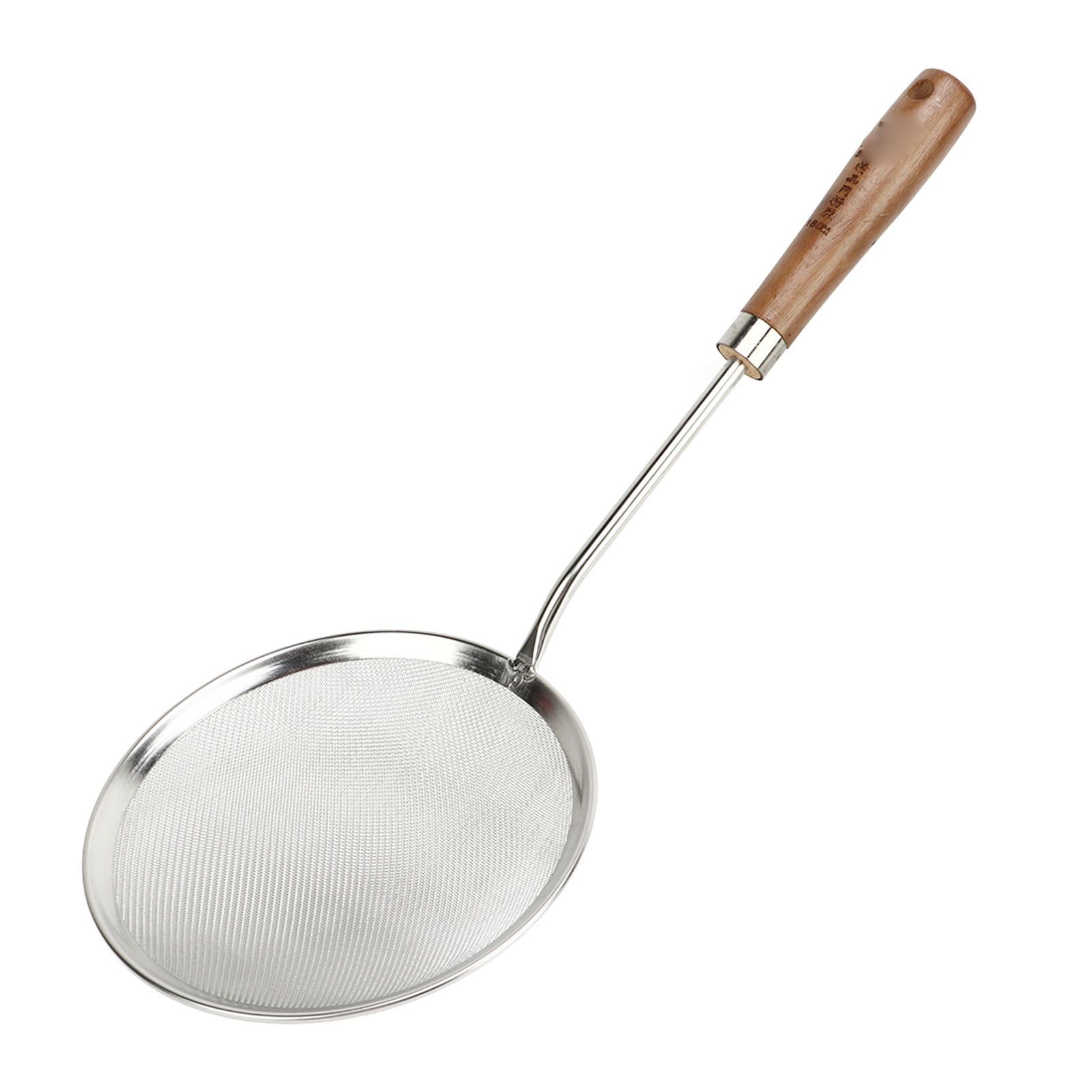 Oil Colander Efficiency Filtration Easy To Use Fine Mesh Food Strainer Spoon for Grease Gravy Foam L — image 3