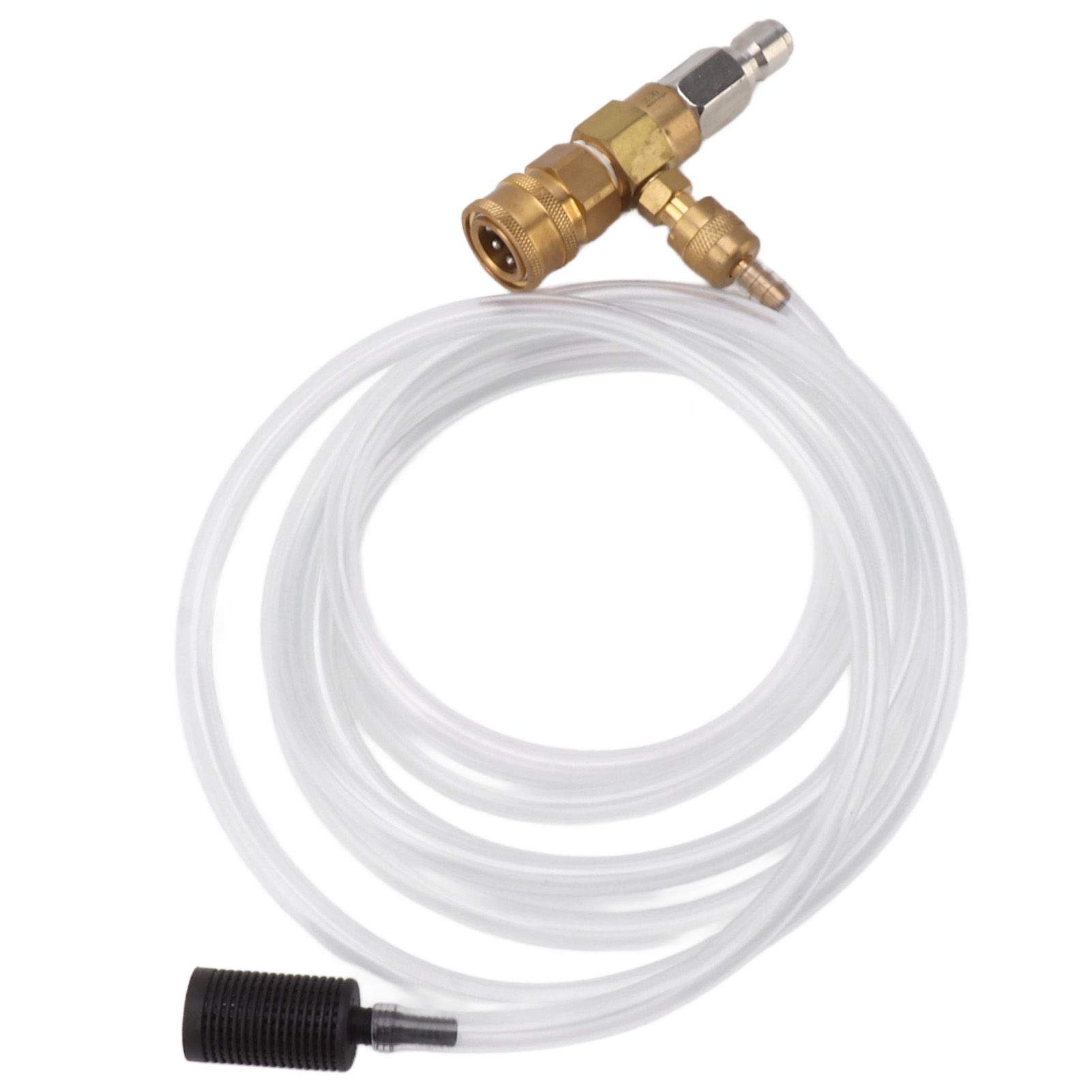 Adjustable Chemical Injector Kit Power Washer Chemical Injector Kit Soap Injector with Siphon Hose Soap Nozzle 3/8 Inch Connectors — image 2