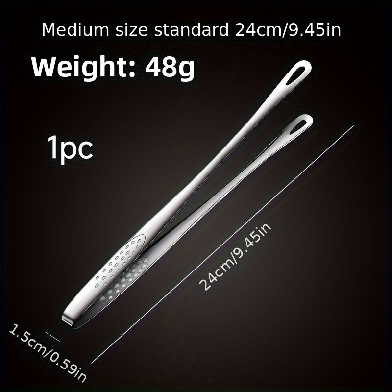 1pc/2pcs Stainless Steel Multifunctional Barbecue Clips, Bread Clips and Ice Clips-perfect for Barbecue, Baking and Camping | Durable Kitchen Tools for