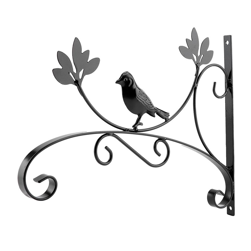 Iron Wall Hanging Bracket Plant Hanger Flower Pot Hook for Home Garden Decor — image 4
