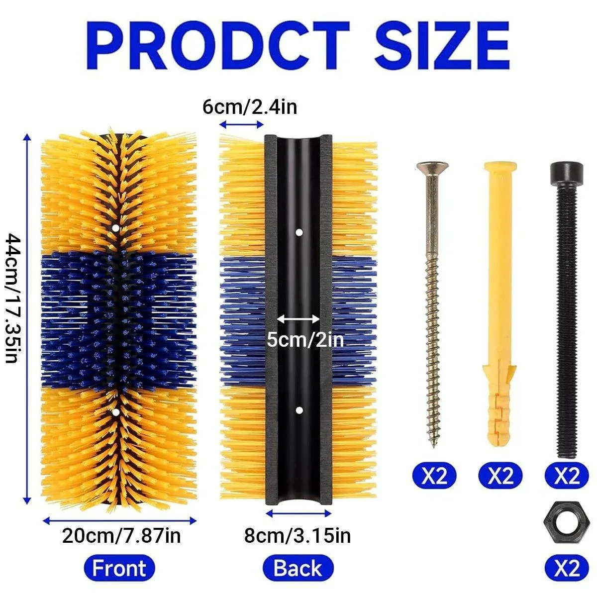 Multifunctional Livestock Brush Massage Scratching and Cleaning Rubbing Brush — image 3