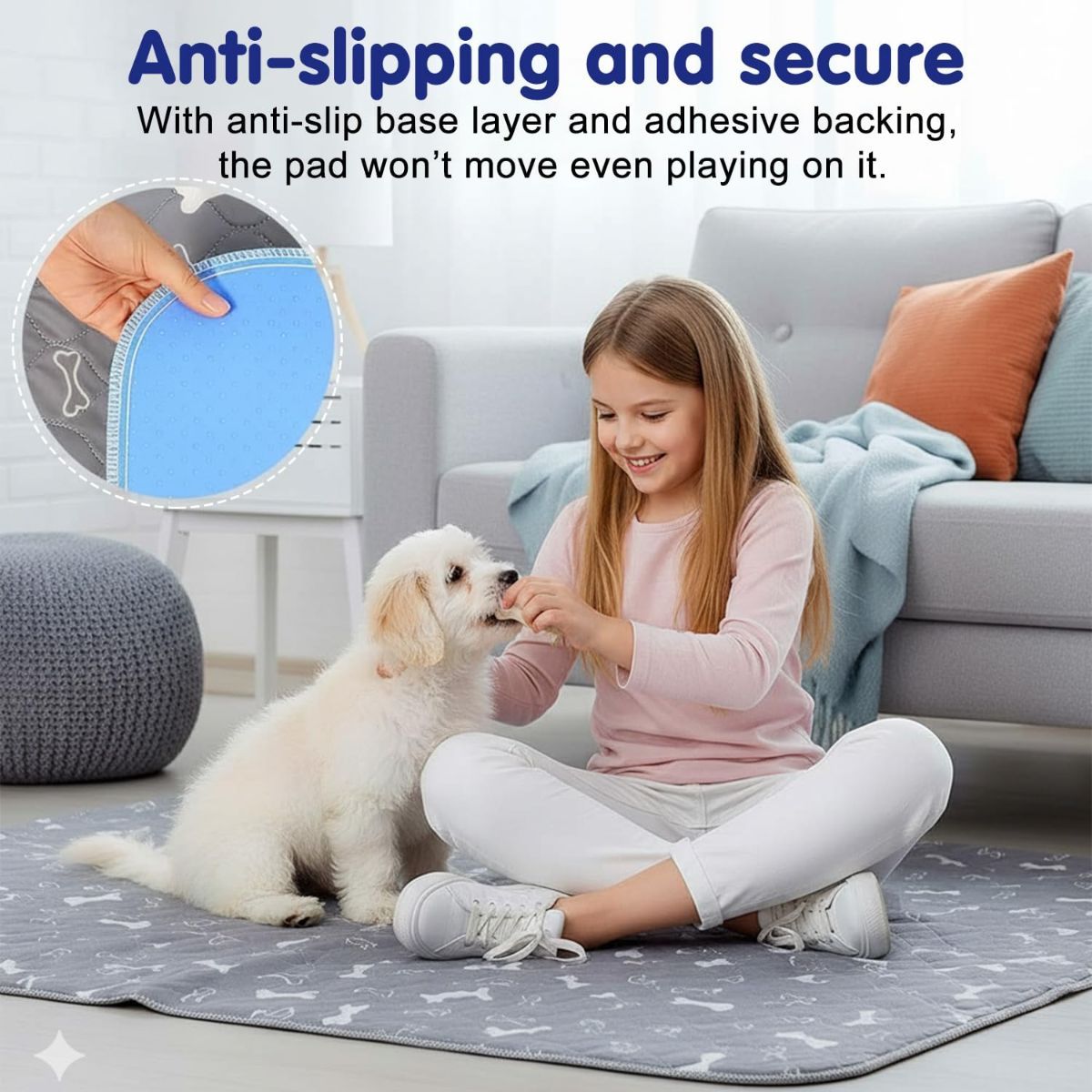 Pee Pads with Pheromones, Elite Pads for Cats, Washable Pee Pads for Dogs, Leak-Proof & Anti-Slip Pet Training Pad for Home & Travel - Brown โ image 4