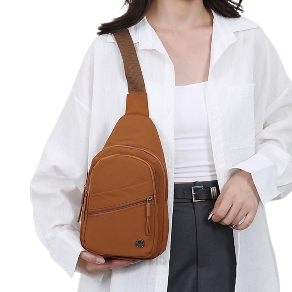 Sling Bag for Women Sling Backpack Chest Daypack Crossbody Bag - Orange — image 4