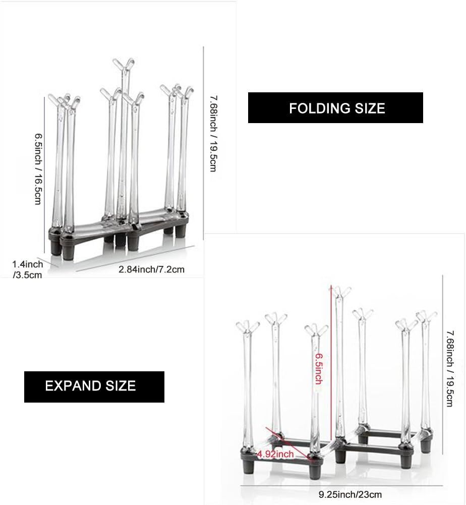 2 Piece Extendable Cup Drying Rack Tree Branch Design โ image 5