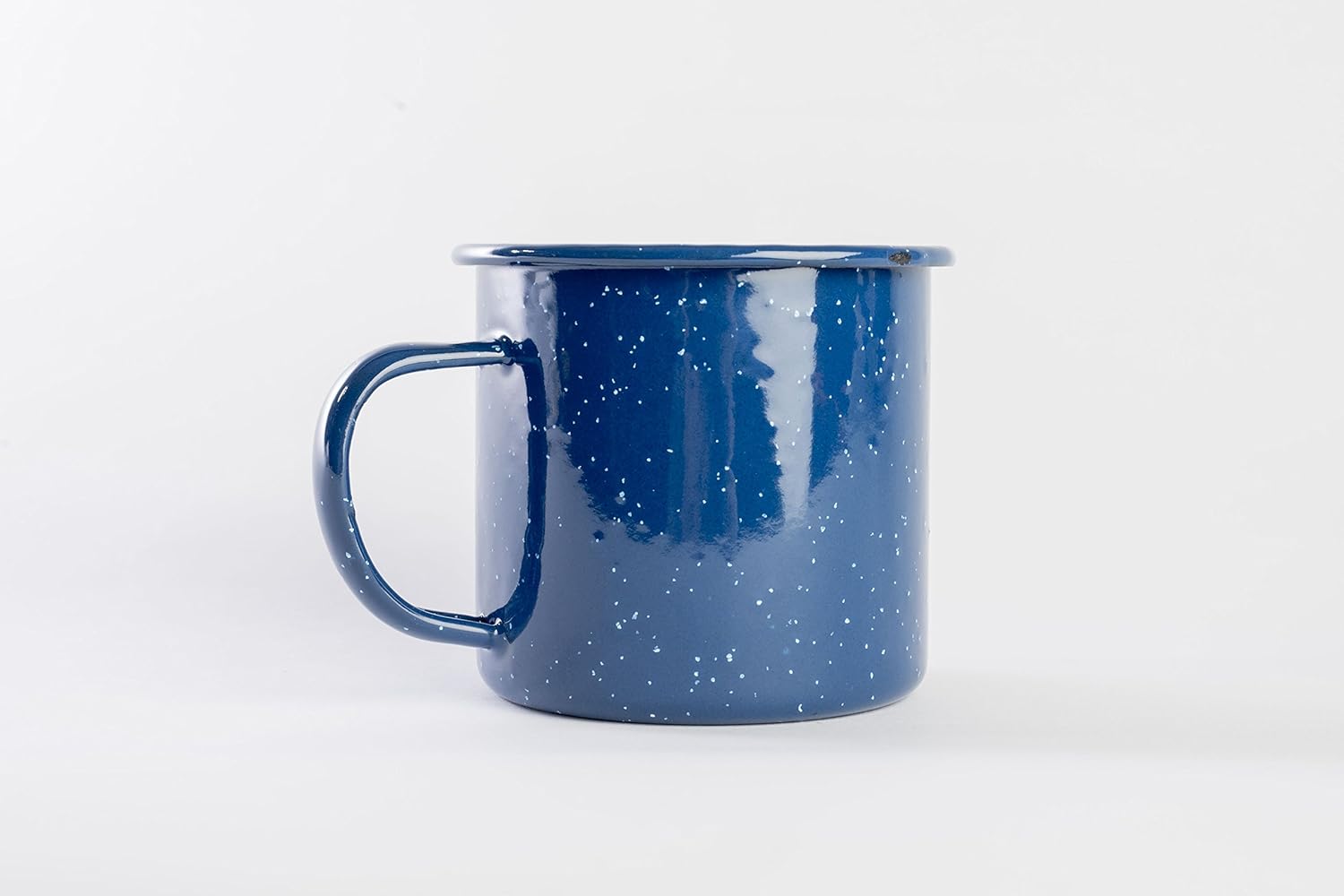 Enamel Mug - Outdoor Camping Mugs - Ideal For Early Morning Coffee Or Cold Beverages- Coffee Mug- 16 Oz (Navy) Blue — image 3