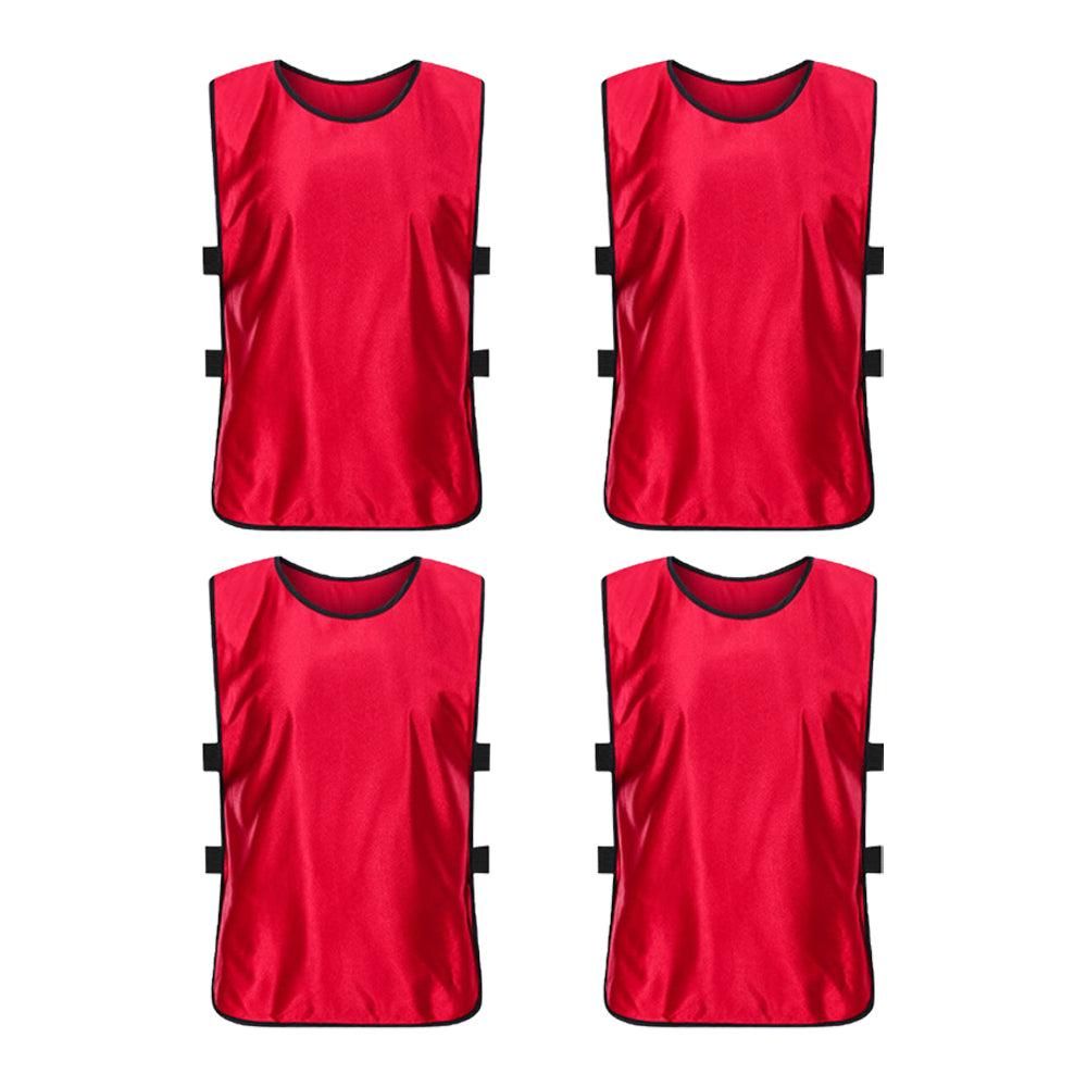 4Pcs Scrimmage Training Vest Team Sports Games Practice Jersey Blue — image 5