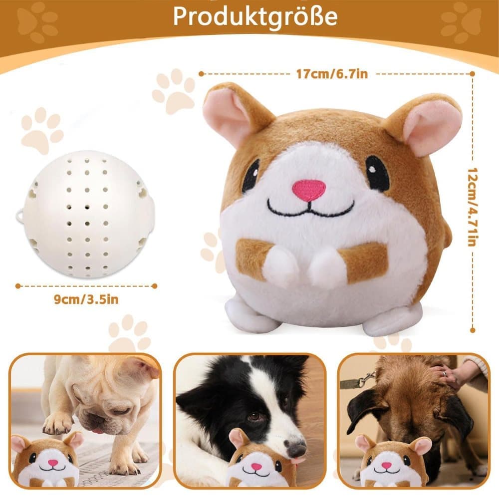 Durable Interactive Plush Dog Toy with Ball, Perfect for Training — image 2