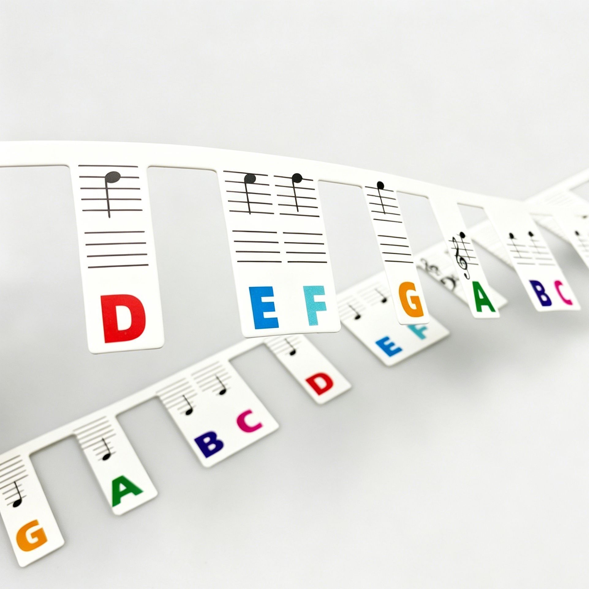 88 Keys Color Piano Note Strip 1pcs Keyboard Sticker — image 2