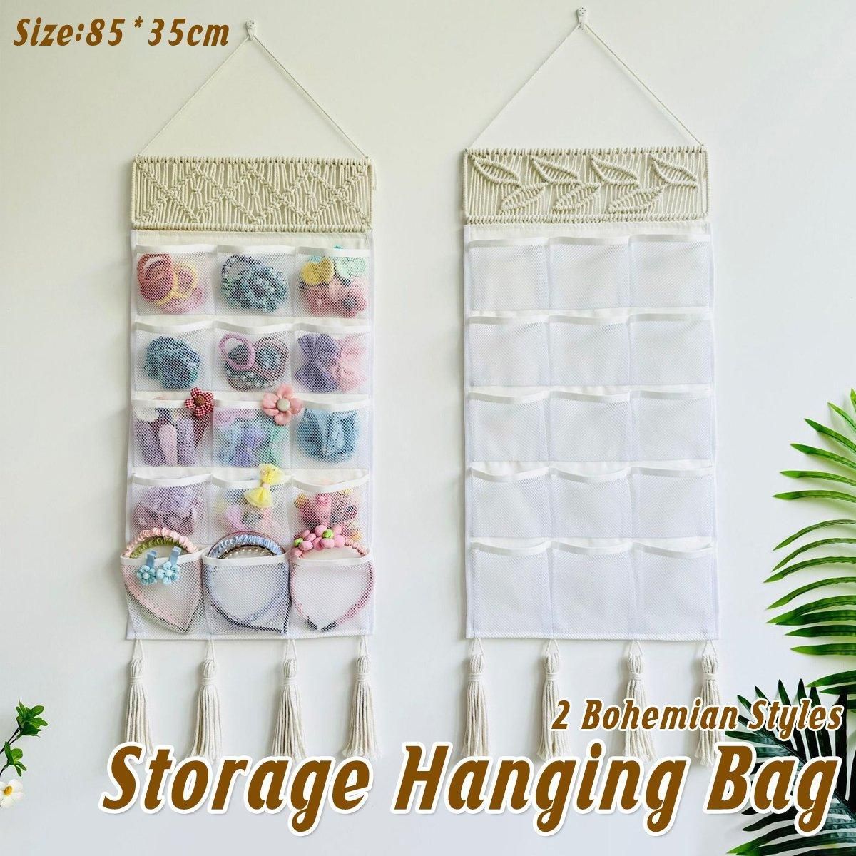 Socks Underwear Storage Hanging Bag Organizer for Hair Clips Accessories Closet - 2 — image 2