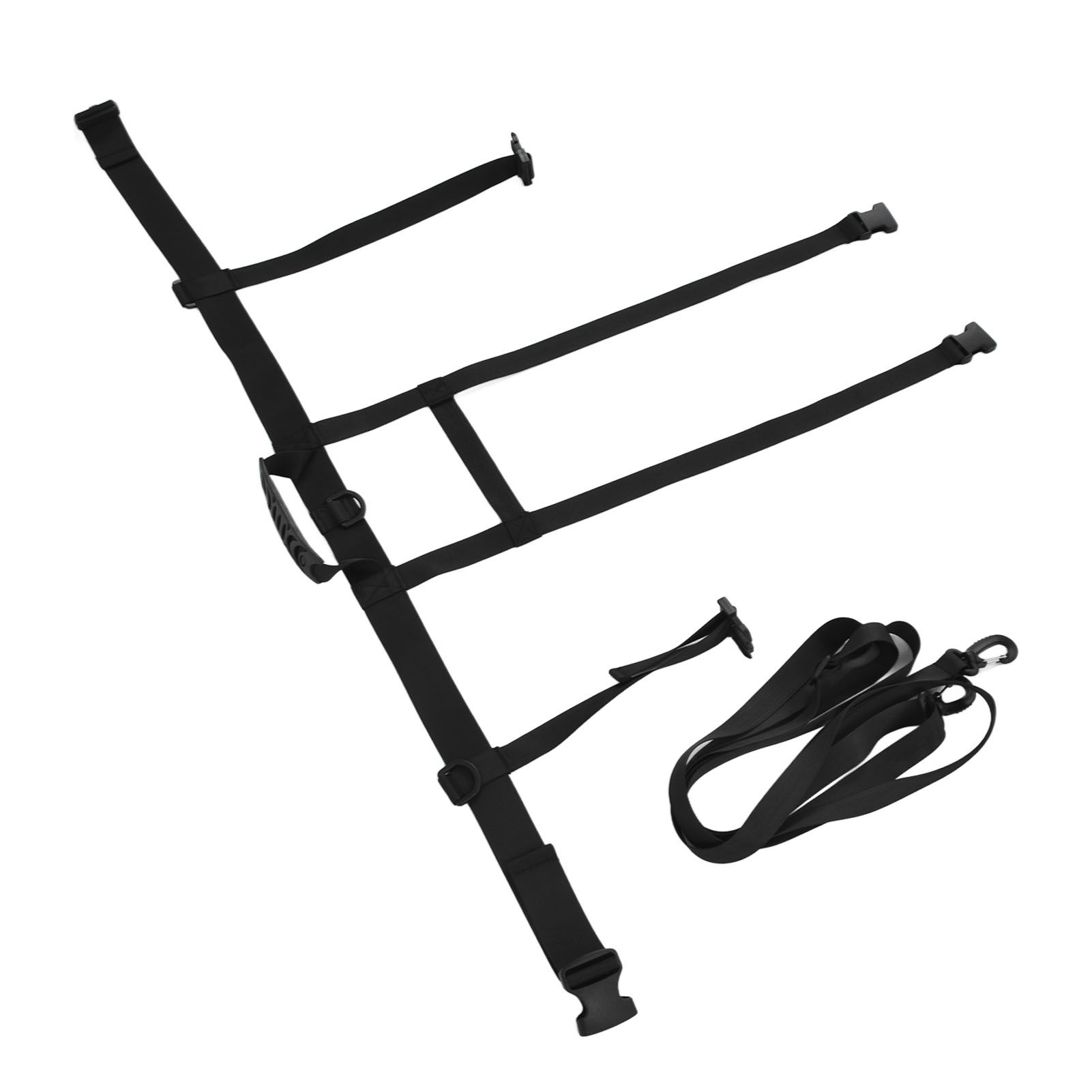 Children Ski Training Safety Ropes Adjustable Outdoor Skiing Harness Safety Shoulder StrapBlack โ image 6
