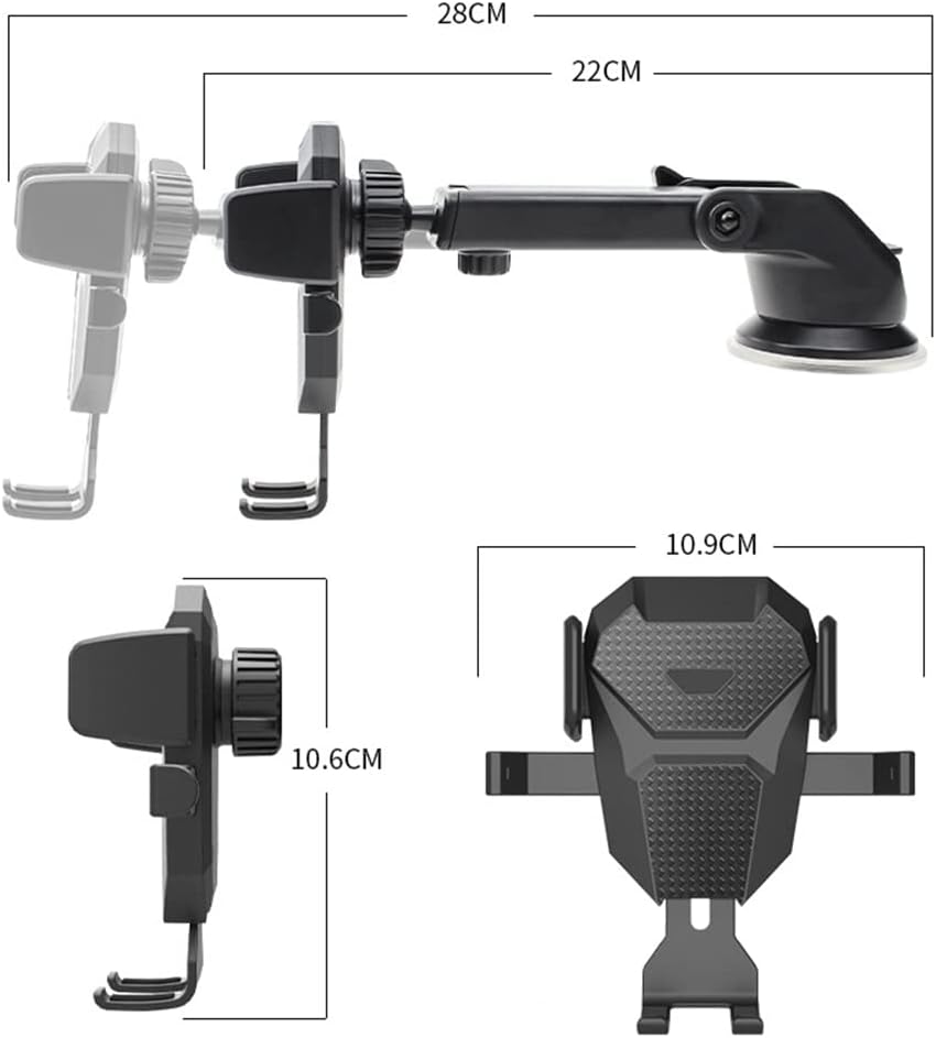 Mobile-Phone Holder/Mount for Car - Automobile Cradle Van Accessories for Dashboard Windscreen — image 5