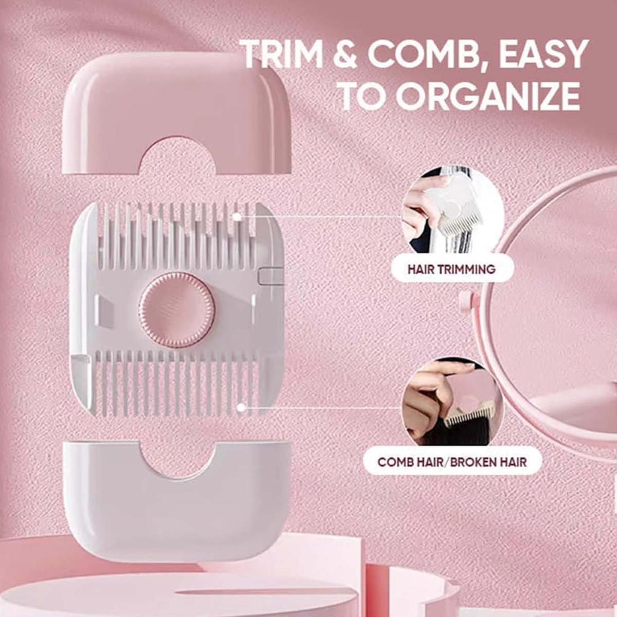 Split End Trimmer - Split End Remover - 2-In-1 Hair Clipper - Hair Trimmer - Hair Remover - Hair Styling Devices - For Head Hair - For Men and Women - Mini — image 3