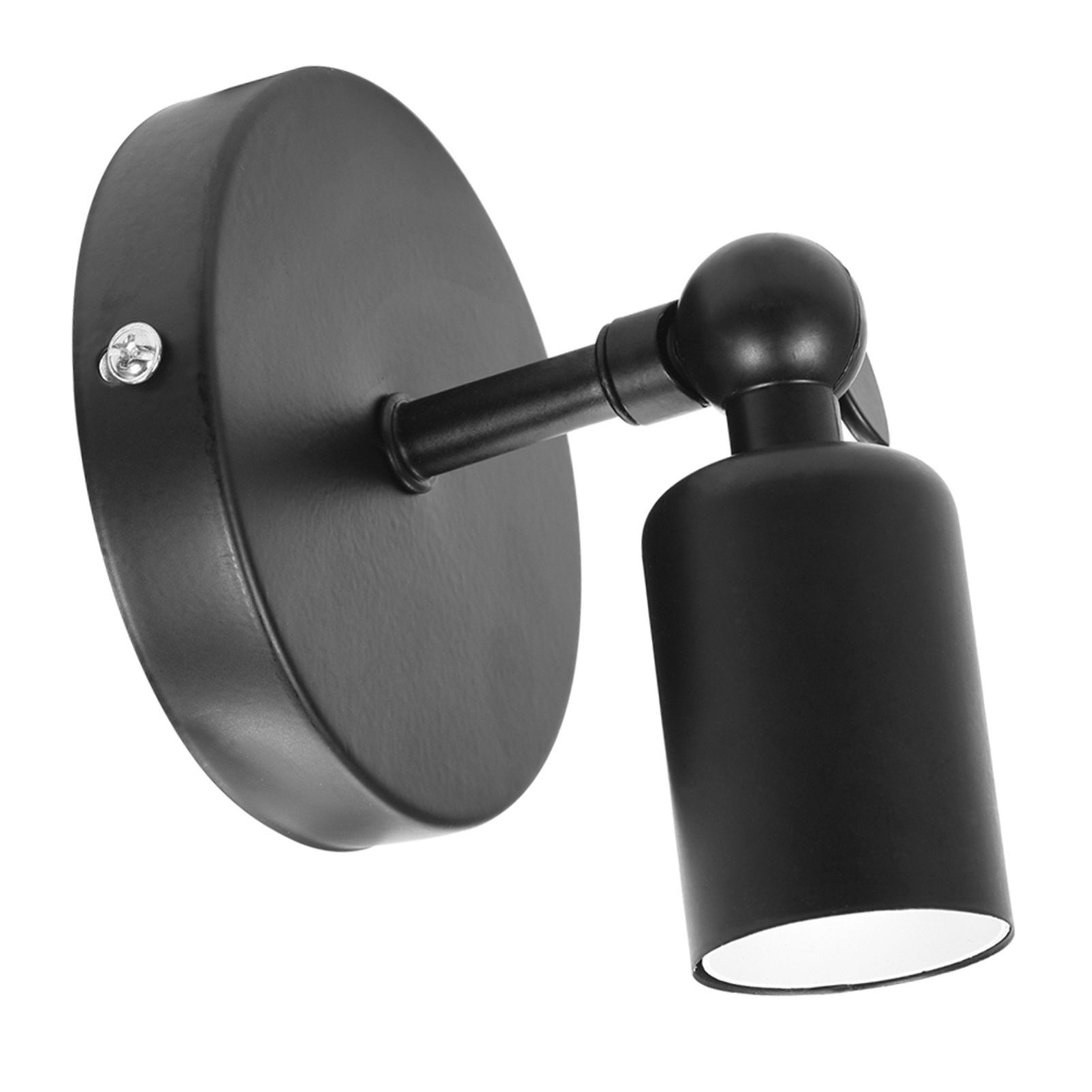 Retro Style Wall Sconce Bar Coffee Shop Corridor Lamp Holder with E27 Light Socket(Black) — image 6