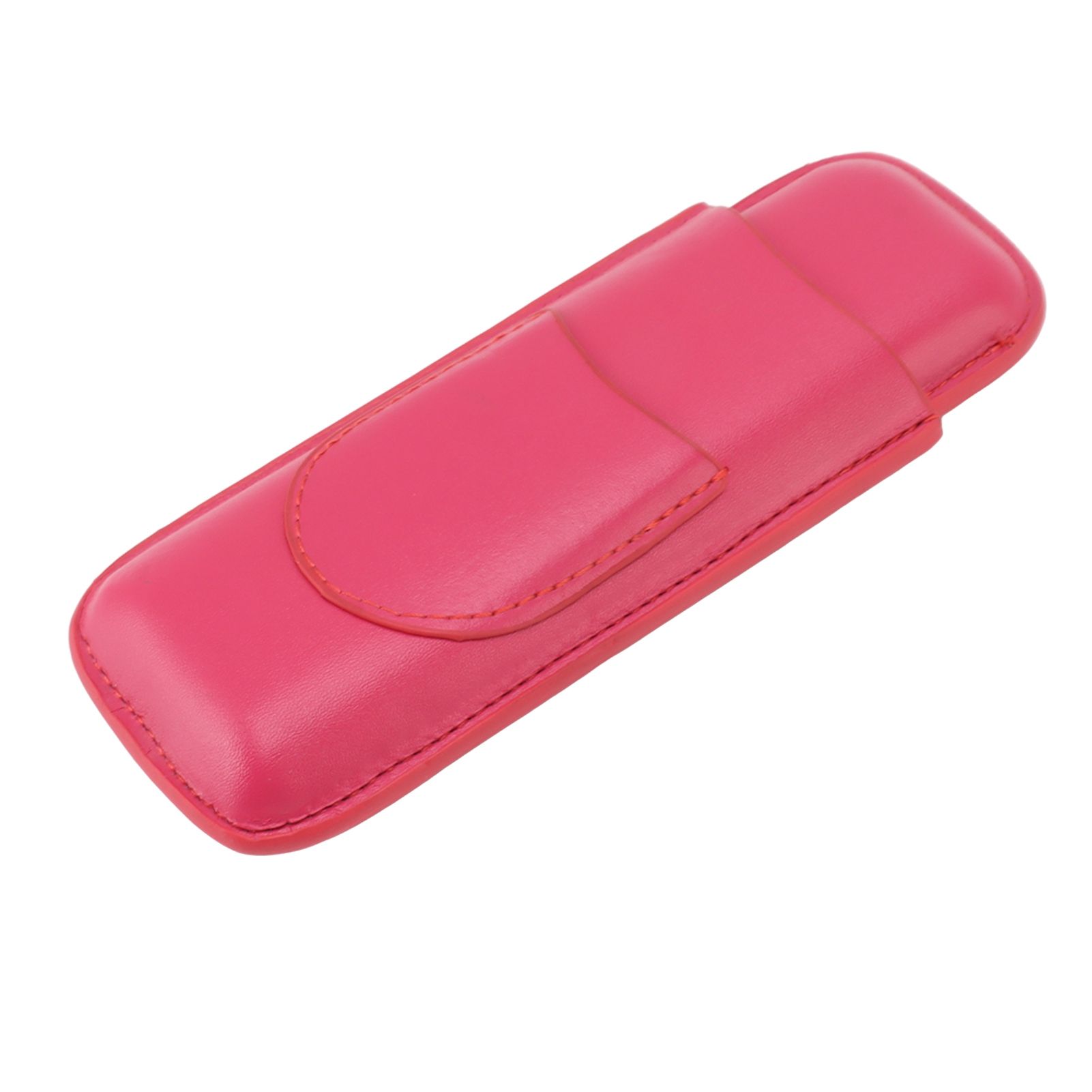 Cigar Case Elegant Vintage Hand Crafted Slim Portable 2 Fingers Cigar Holder for Travel Party Business Pink โ image 3