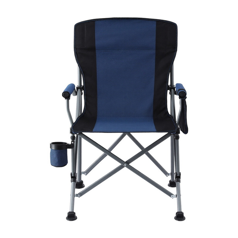 Weisshorn Camping Chair Folding Outdoor Portable Seat Lightweight Beach Picnic Fishing Capacity 120KG Navy Blue — image 4