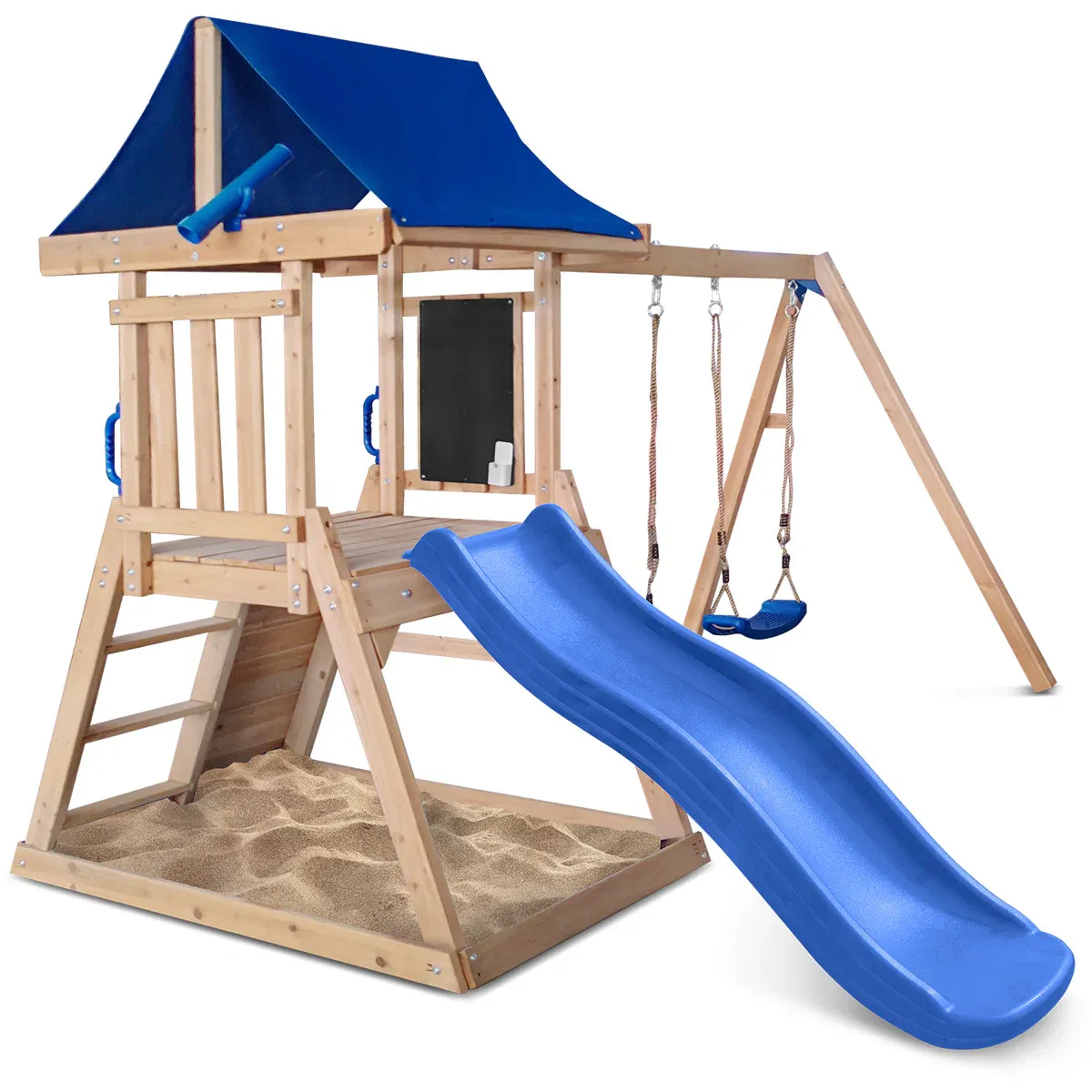 Lifespan Kids Hazelbrook Swing Set & Play Centre with 1.8m Slide (Blue) โ image 4