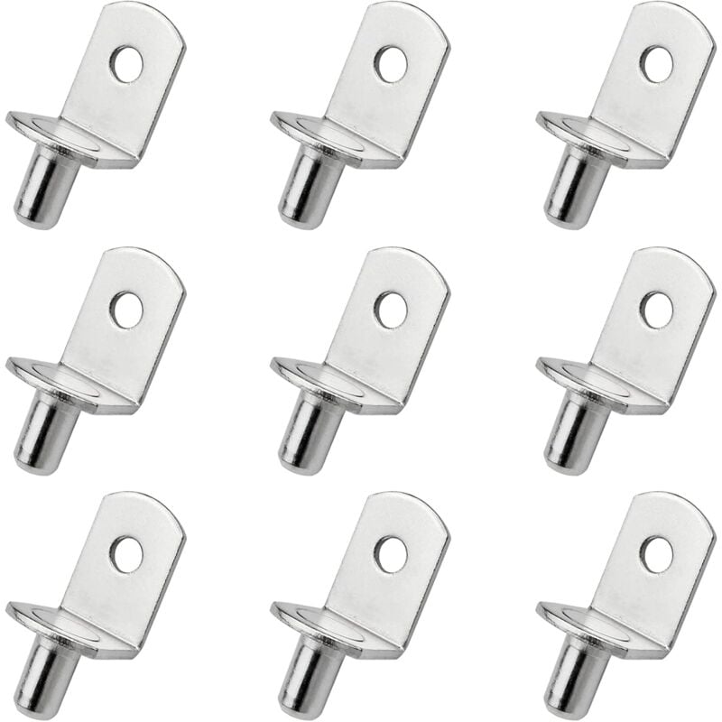 25 Pieces Shelf Support Pegs Metal Shelf Support Pin Shelf Pegs L Shape Bracket For Wood Or Glass Cabinet Cupboard