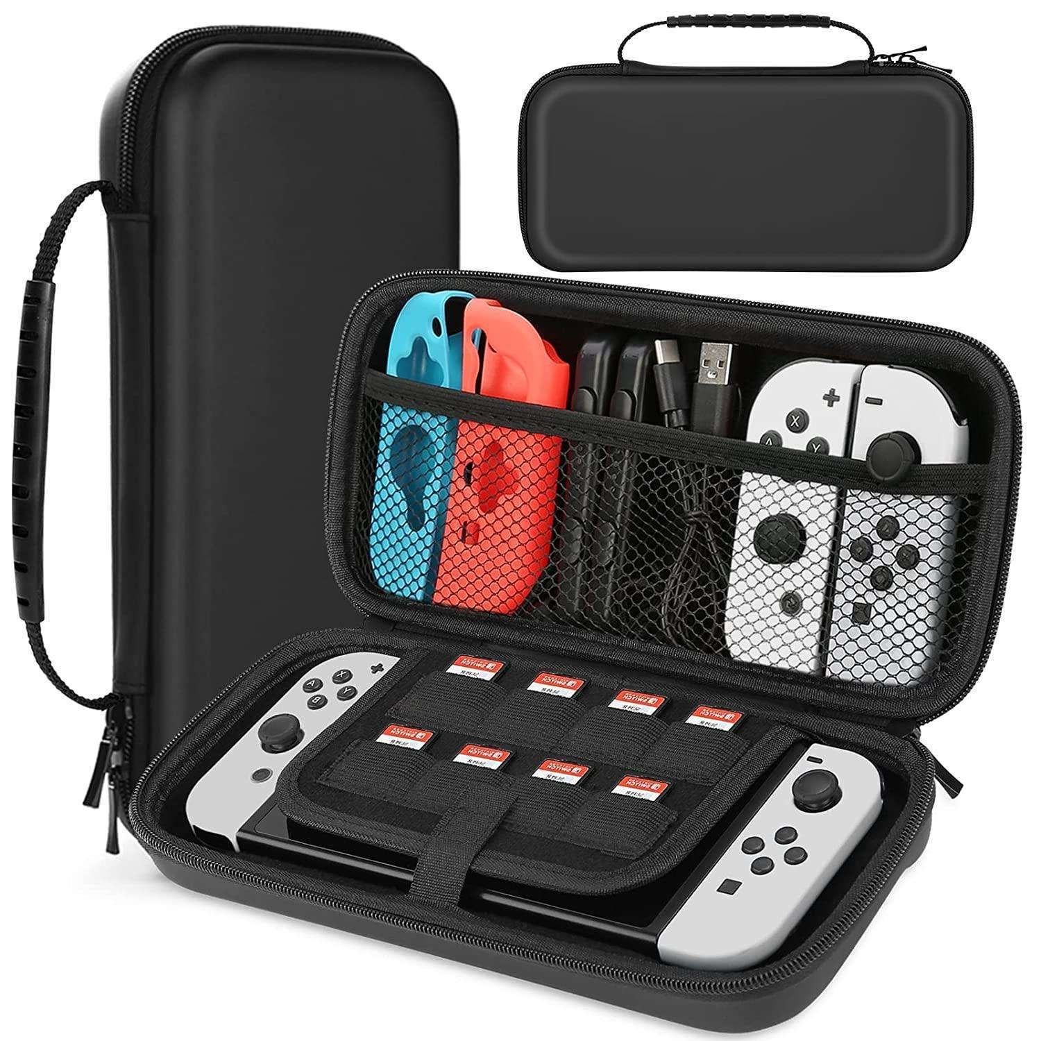 Nintendo Switch Storage Case Hard Organizer, Black — image 2