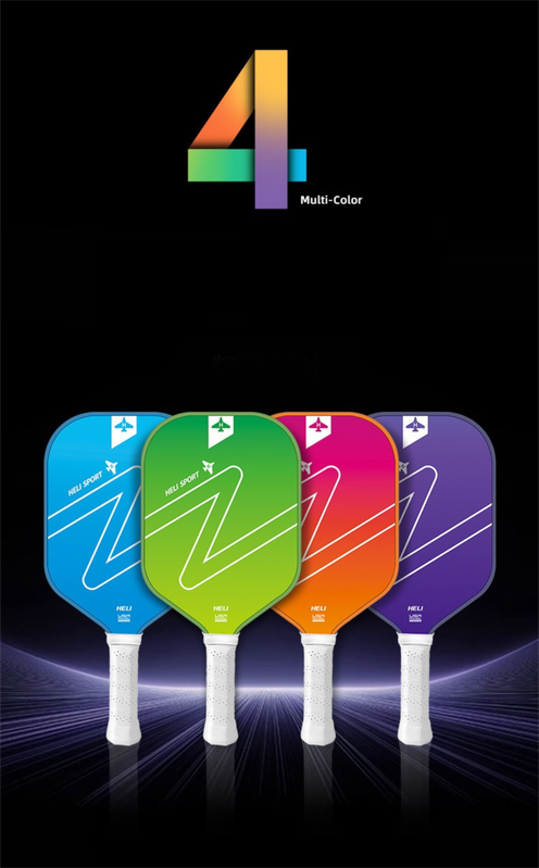 Green Gradient Pickleball Paddle Set - Fiberglass Paddles with PP Honeycomb Core, 2 Paddles 4 Balls & Carry Bag โ image 2