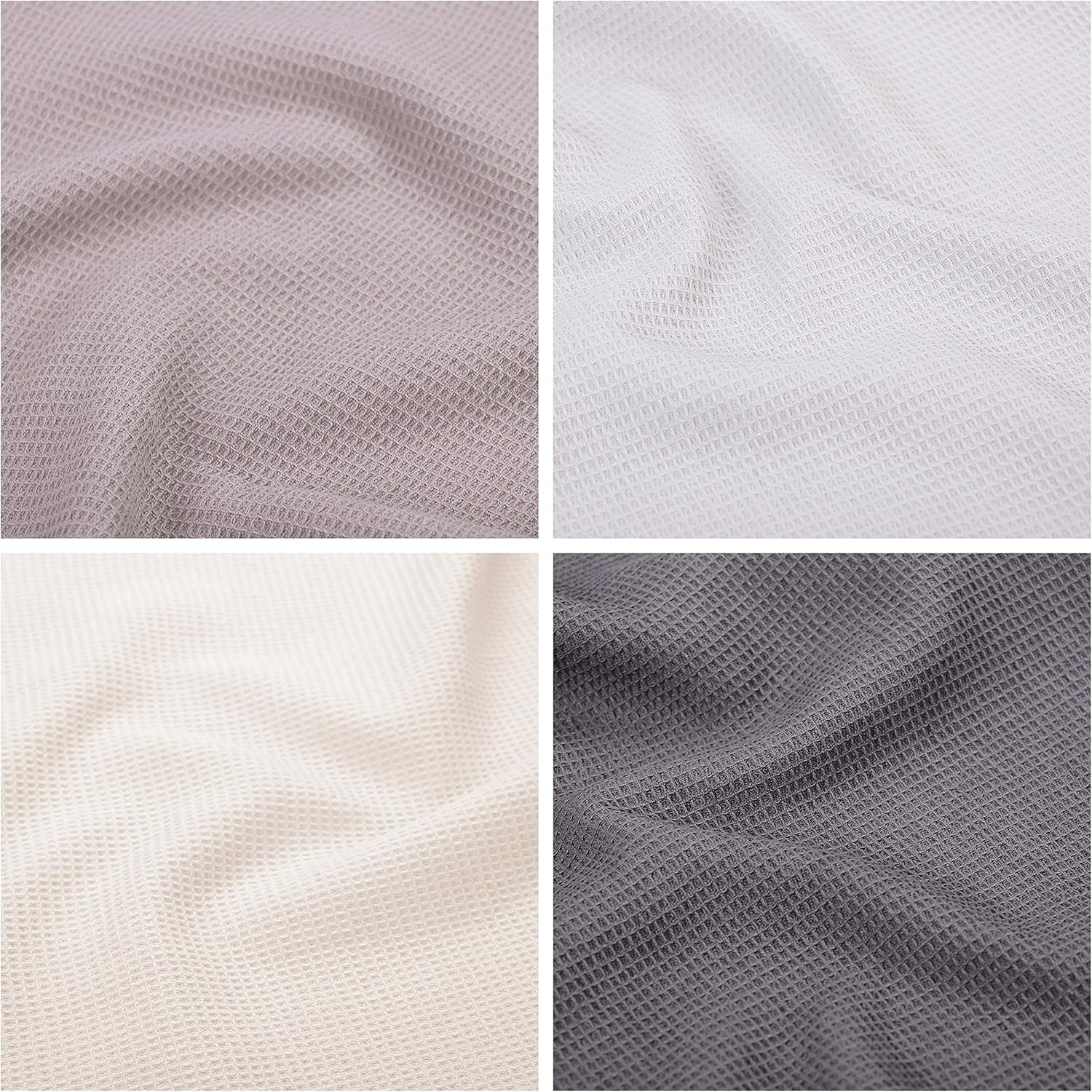 4-Piece Kitchen Towel Set 100% Cotton 43x65cm Highly Absorbent Quick Drying Multifunctional — image 6