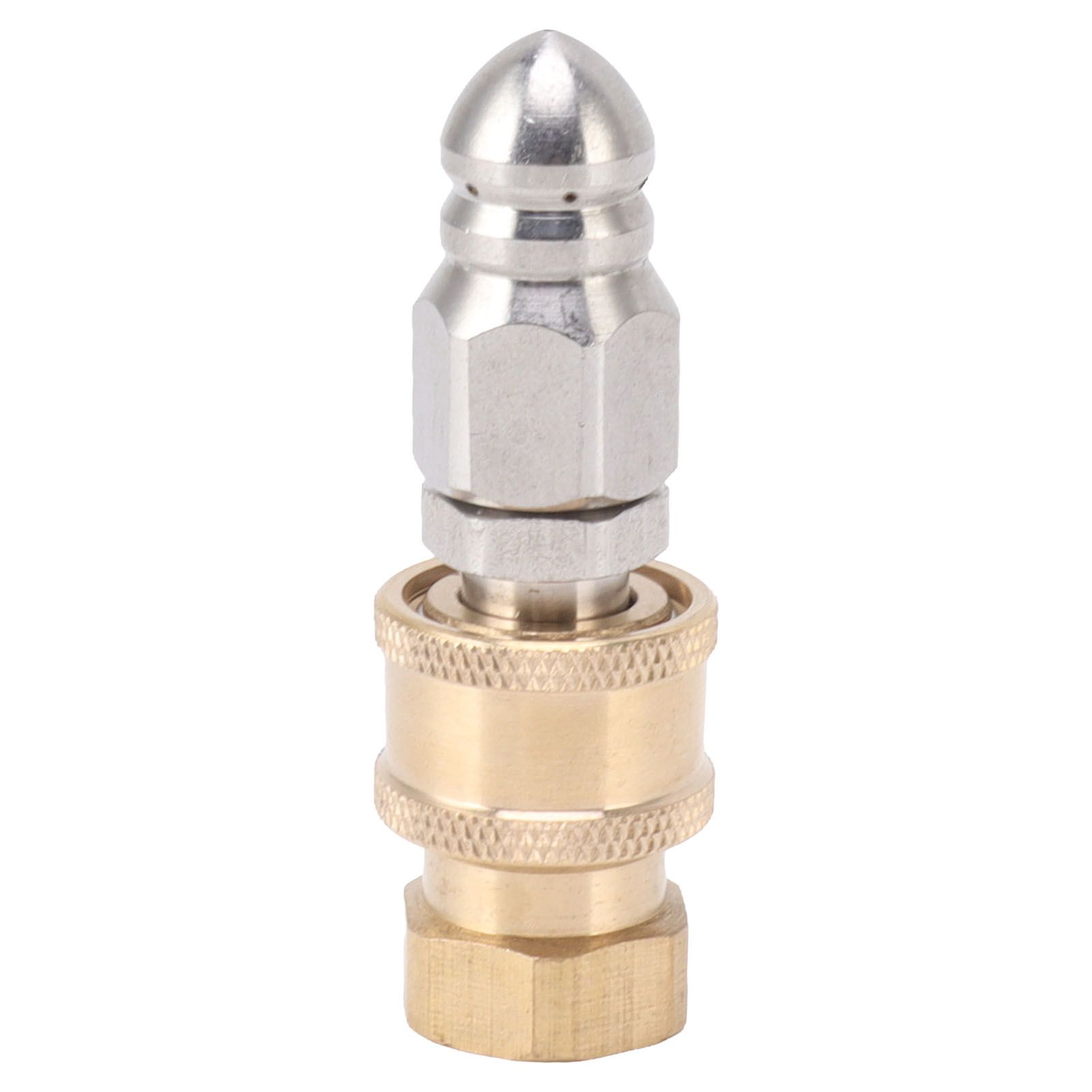 Compact Sewer Nozzle G1/4 Quick Insert Drain Hose Nozzle Pressure Washer Nozzle Fittings Sewer for Internal Thread G3/8 — image 4