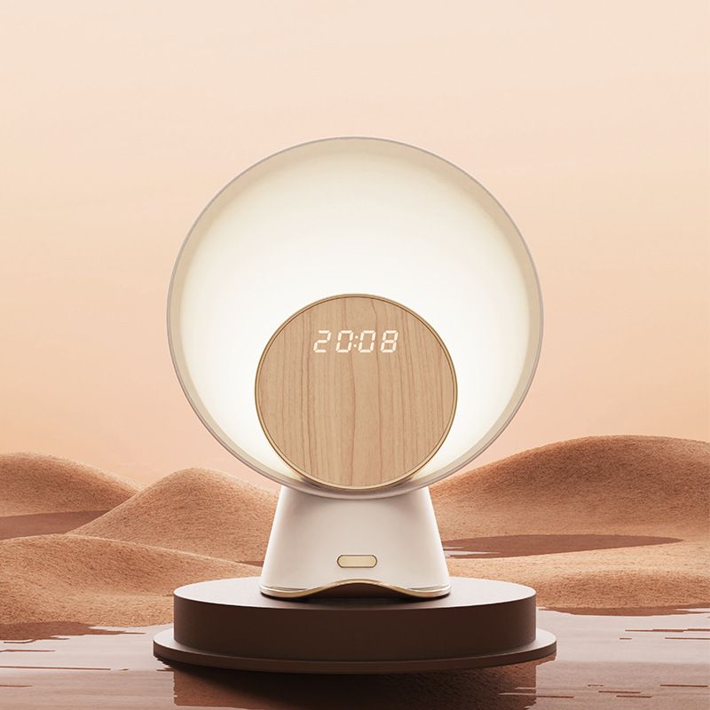 Sunrise Alarm Clock for Bedroom, 6 in 1 Alarm Clocks with Wireless Charging, Wake Up Light Bedside Clock Lamp Adjustable — image 4