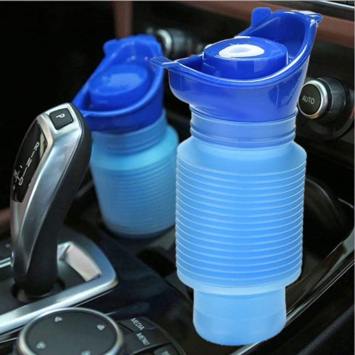 2 Pack Reusable Unisex Urinal Toilet Kit for Camping and Car, 750 ml — image 5