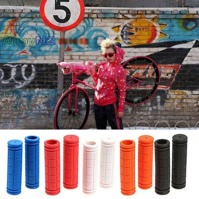 Rubber Grips For Bmx Mtb Cycle Road Mountain Bike Scooter Bicycle Handle Bar - Red — image 4