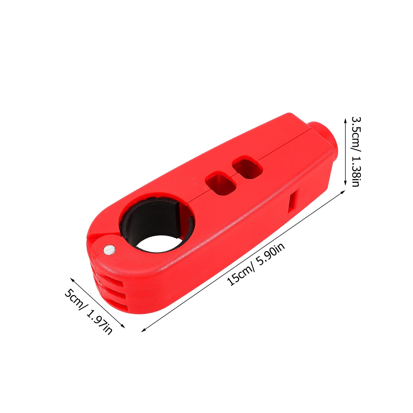 1Pcs Compact Anti-scratch Surface Handlebar Lock Bicycle Outdoor Use 5.9x1.97x1.38in โ image 2