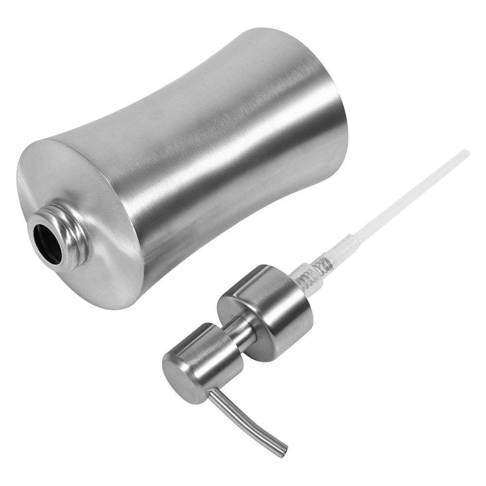 304 Stainless Steel Bathroom Shower Pump Lotion Dispenser Liquid Bottle (400ml) — image 4