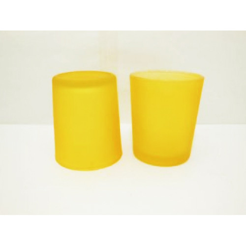 20 Pack Yellow Frosted Glass Votive Candle Holders Table Centreoieces Xmas Wedding Anniversary Event Recption Party Function or Home Decor โ image 4