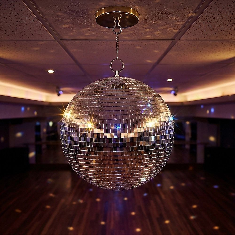 Silver Mirror Disco Ball Hanging DJ Party Decor — image 3