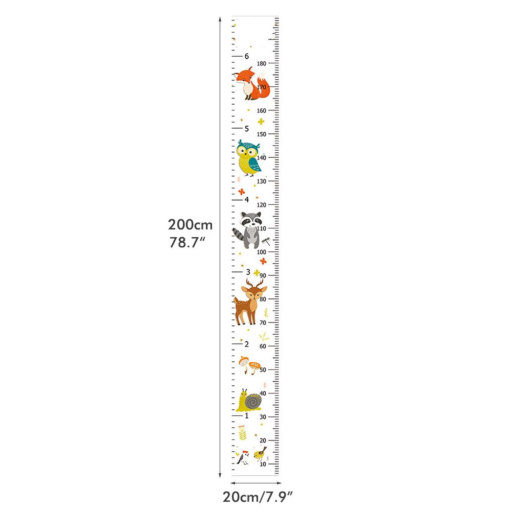 Baby Growth Height Chart Wall Ruler Stickers Decals for Kids Boys Wall Ruler for Children โ image 2