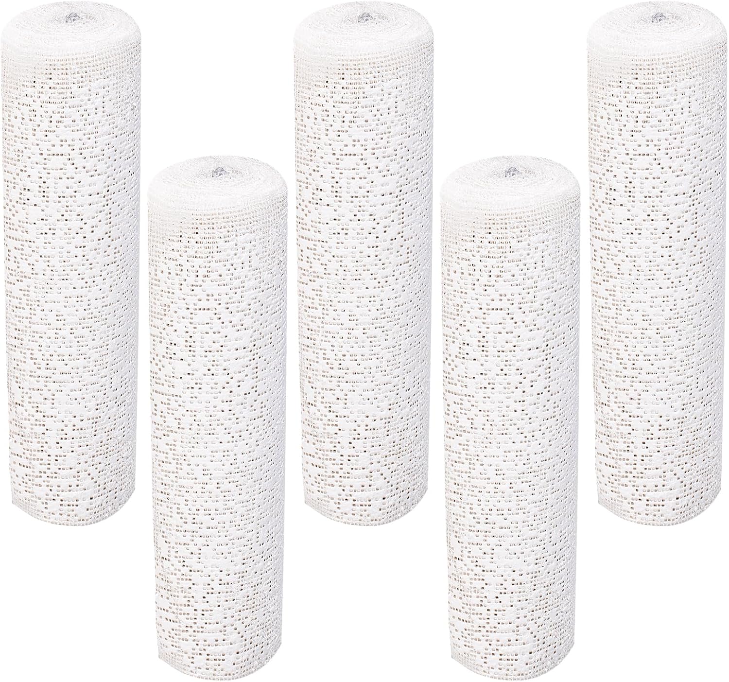 Plaster Cloth 5 Pack Plaster Gauze Bandage Roll Plaster of Paris for Crafts Belly Cast Art Project Mask Making Sculptures and Body Casts, 7.9inch X 106 inch