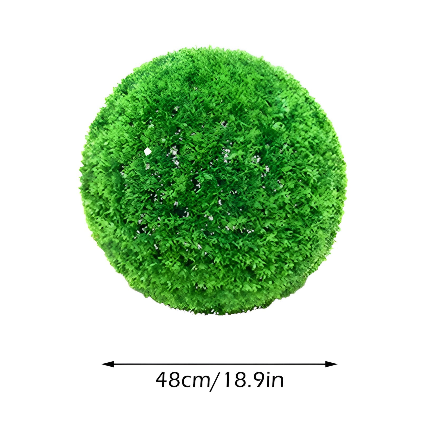 Simulation Artificial Plant Topiary Faux Decorative for Garden Backyard Balcony and Home Décor, Pine Needle Grass Ball*1 W (Outer Diameter 13cm) Simulation — image 3
