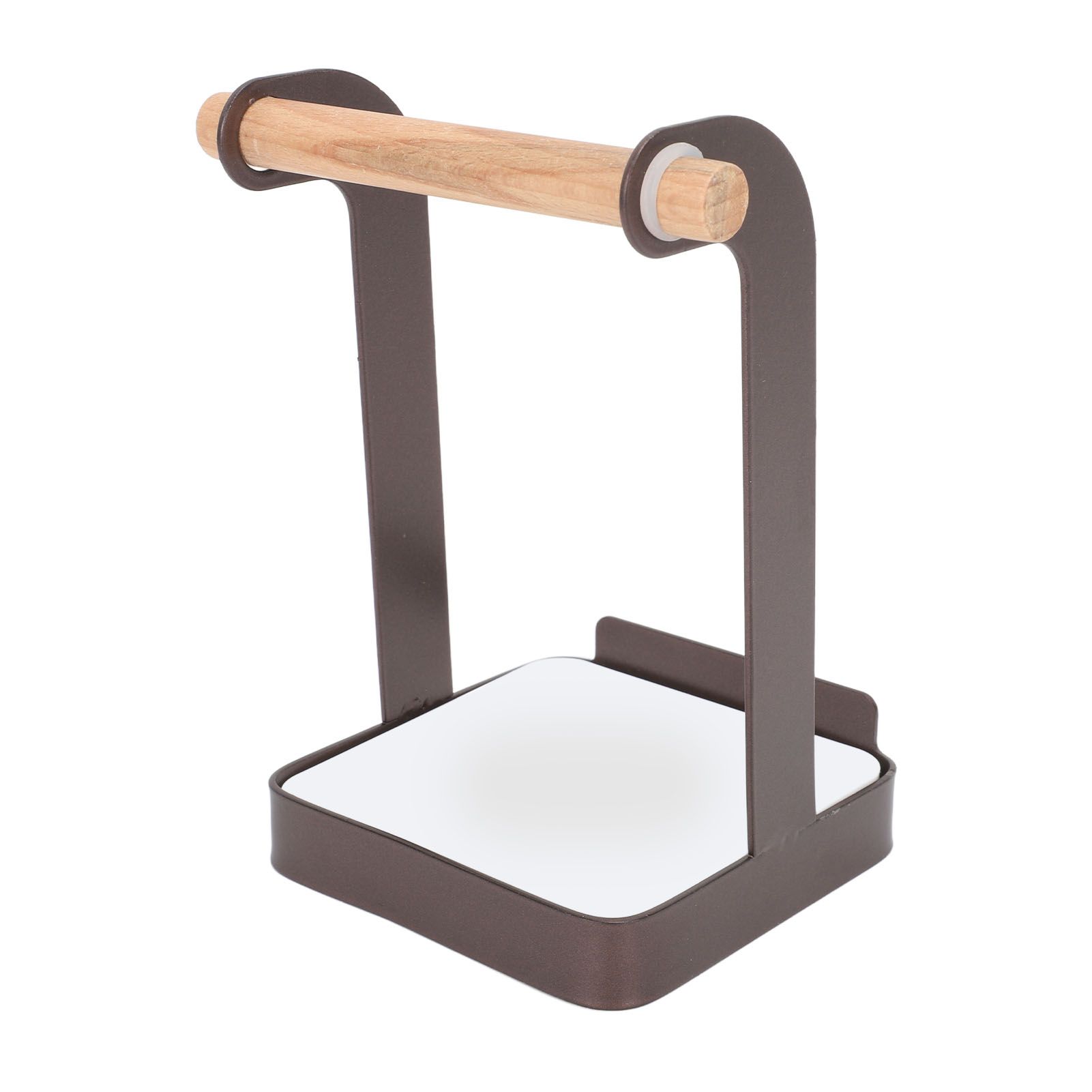 Pot Lid Holder Rack Multifunction Prevent Slip Iron Basin Wood Rack Cooking Tool Spatula Stand Kitchen Organizer Coffee โ image 6