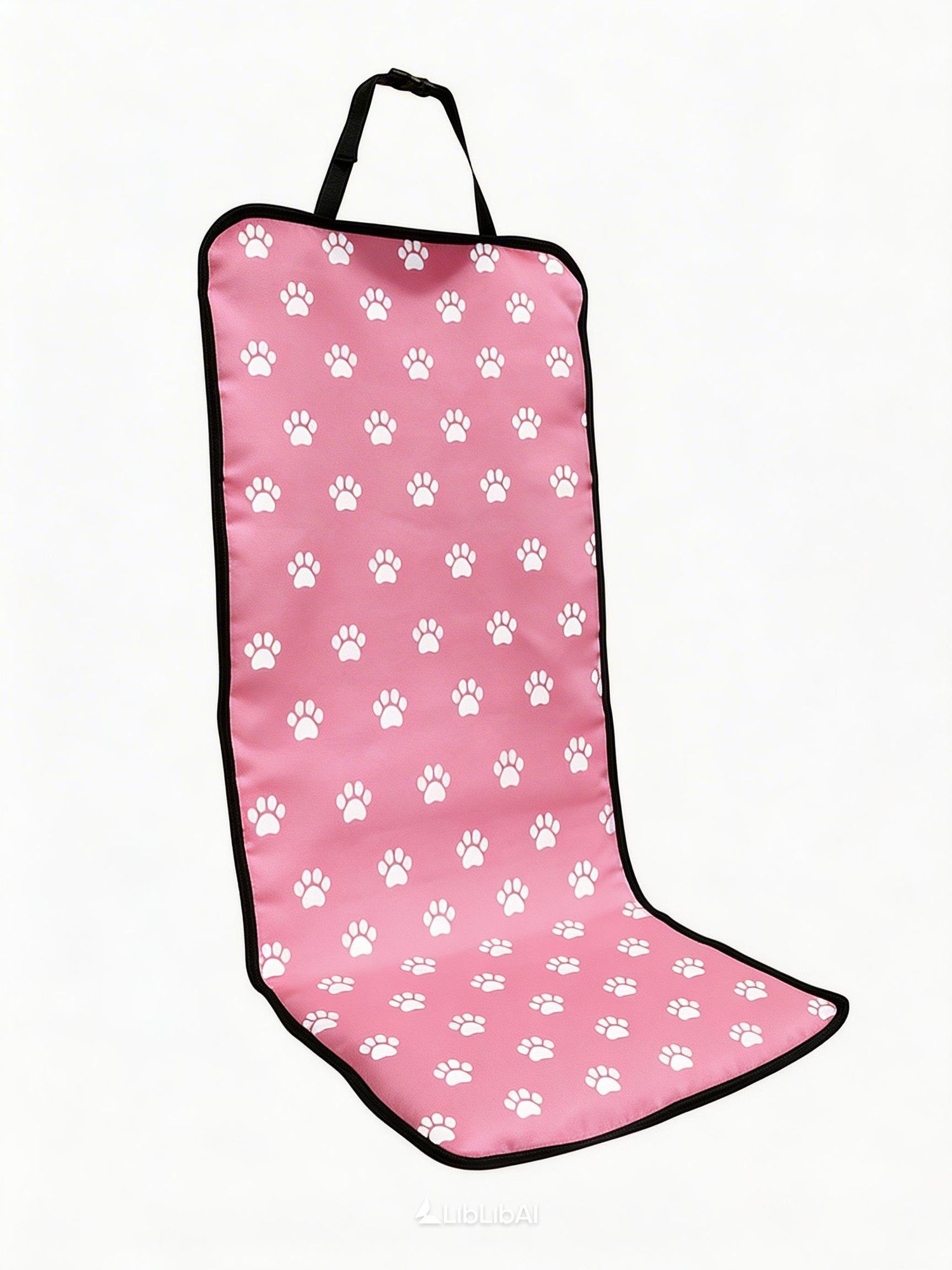PetPinkPawPrintCarMat
