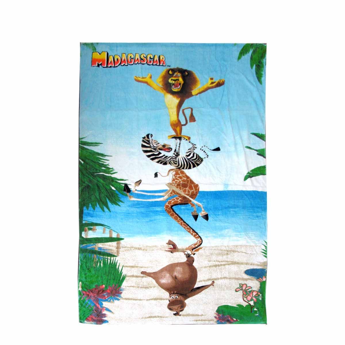 Madacascar Large Cotton Beach Towel 100 × 150 cm