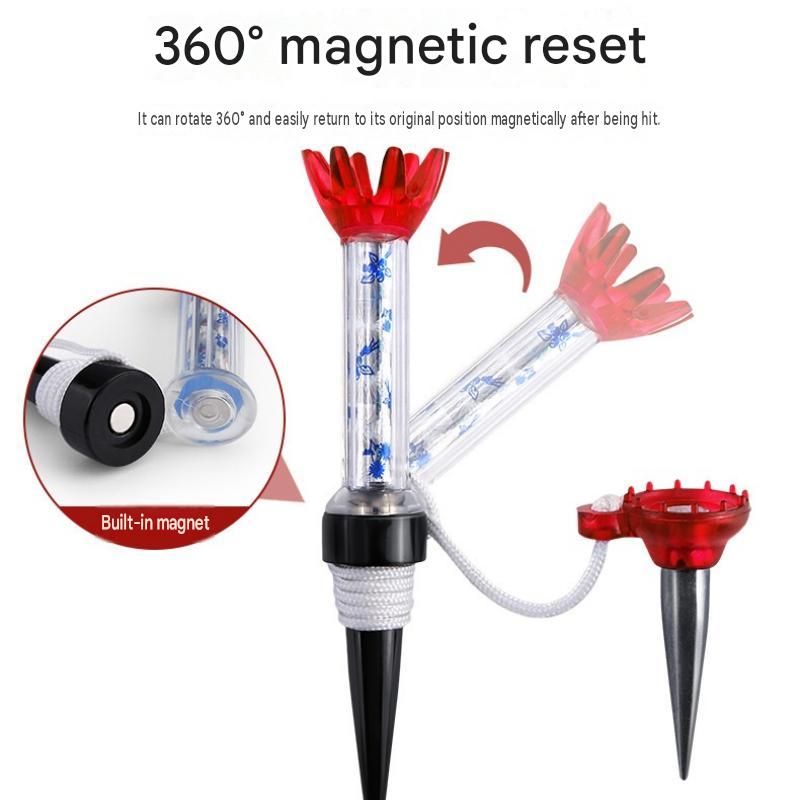 5 piece Golf Accessories Gift Set - Metal Divot Tool with Magnetic Ball Marker, Spirit Level Hat Clip, Anti-Fly Magnetic Tee and Adjustable Crystal โ image 4