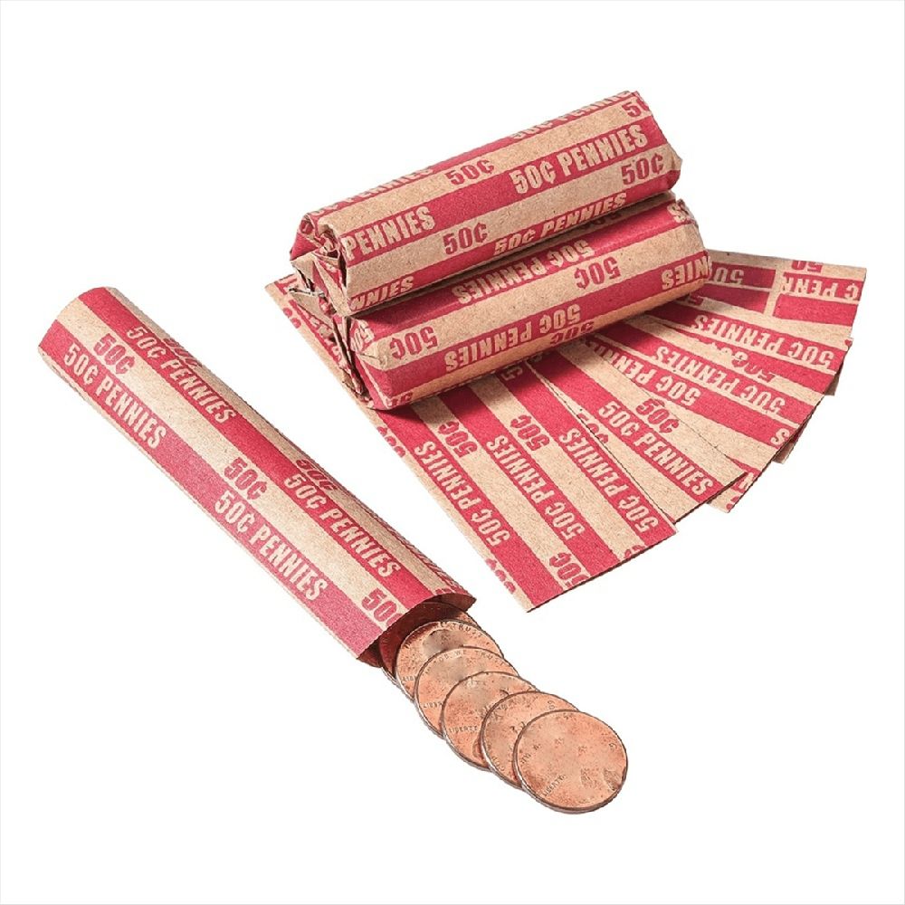 Coin Wrappers, Penny, Red, 100 Count โ image 5