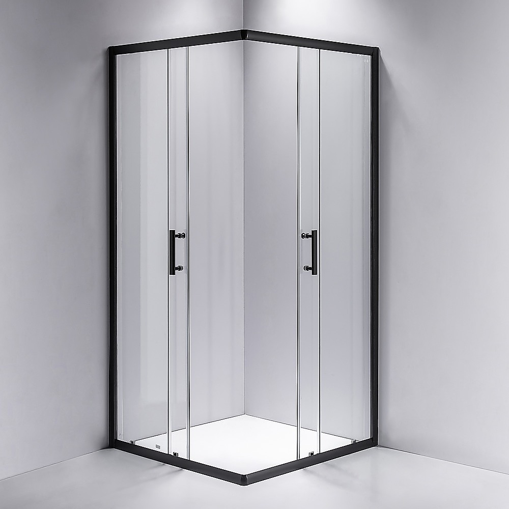 800 x 800mm Sliding Door Nano Safety Glass Shower Screen By Della Francesca — image 2